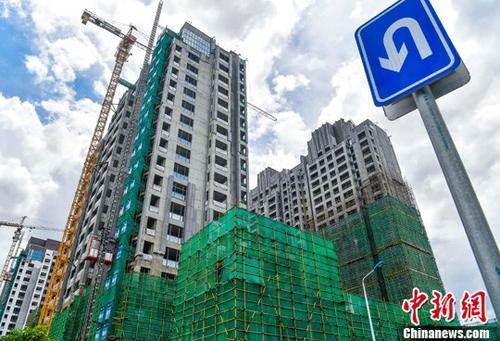 資料圖：在建商品房項目。 
